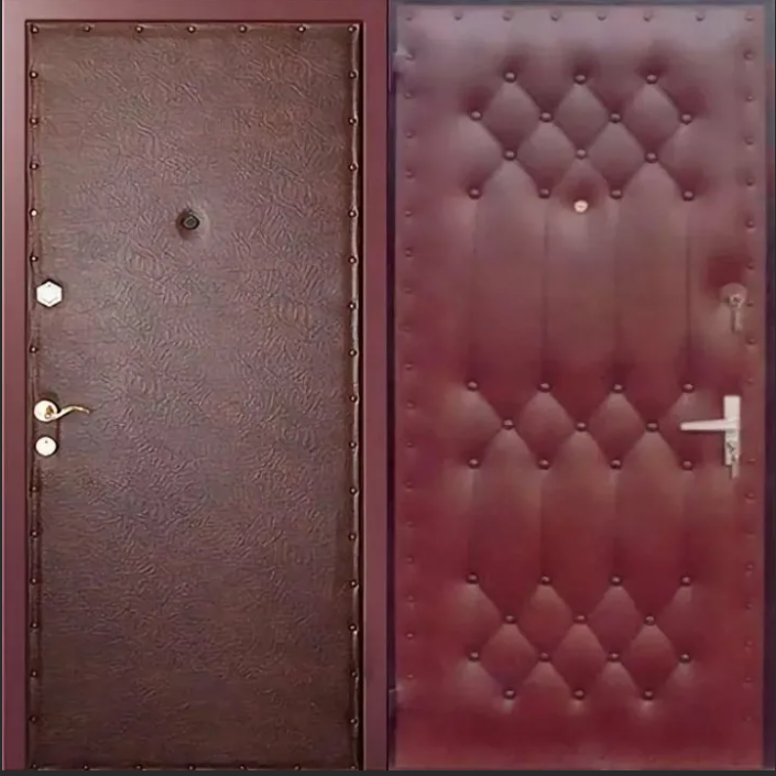 Обивка дверей дерматином своими руками: пошагово — плюсы и минусы материала +фото и видео