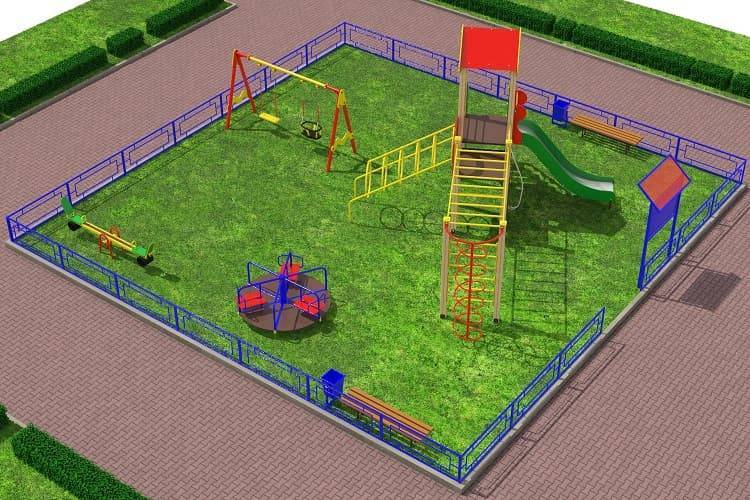 Детская площадка своими руками - особенности постройки и варианты размещения детской площадки на участке (90 фото)