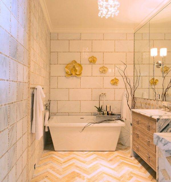 Какую плитку выбрать для ванной комнаты - цвет, размер +фото