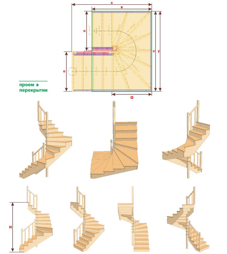 Программа для расчета лестницы с забежными ступенями: stairdesigner 5.08a pro