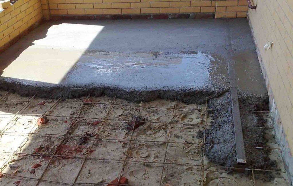 Утепление пола под бетонную стяжку