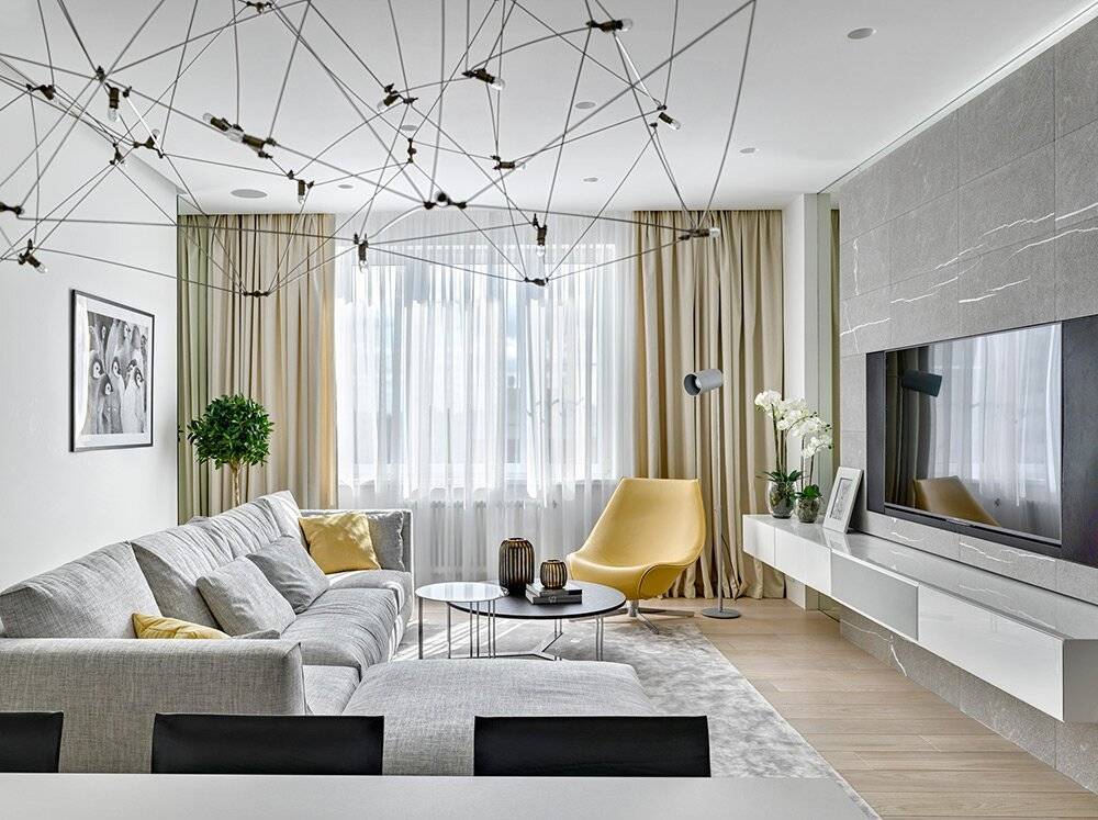 Дизайн гостиной 2022 | топ-10 модных интерьеров (+62 фото)