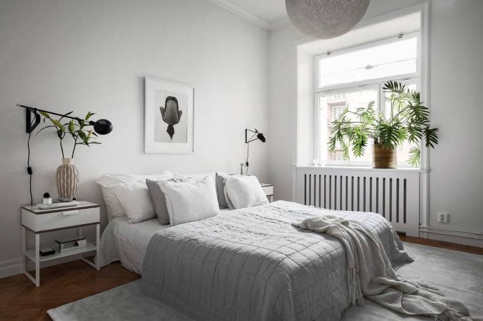 Гостиная в скандинавском стиле: 50 фото идей дизайна интерьера, спальня
