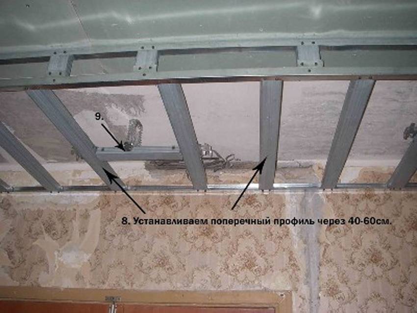 Как сделать двухуровневый потолок из гипсокартона своими руками - детальная инструкция, как продумать схему конструкции, монтаж каркаса, крепление листов гипсокартона