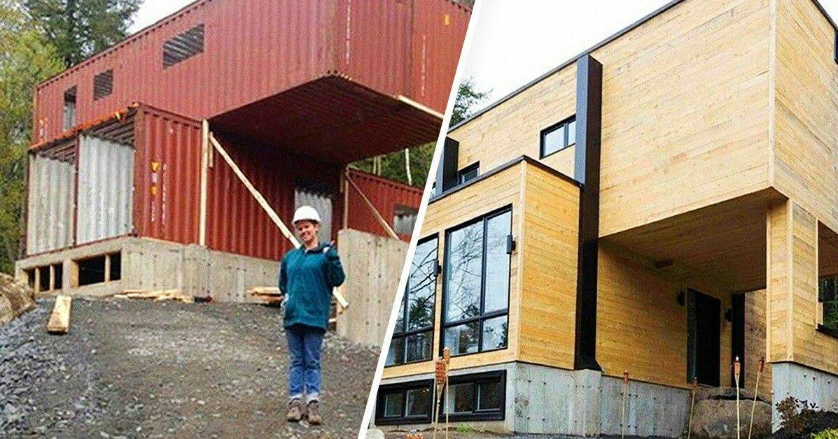 Строительство дома из контейнера своими руками: преимущества, планировка и этапы возведения