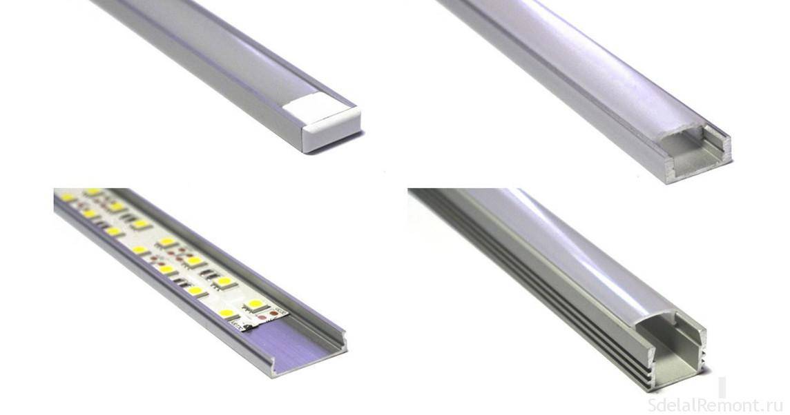 Разновидности профиля для LED ленты
