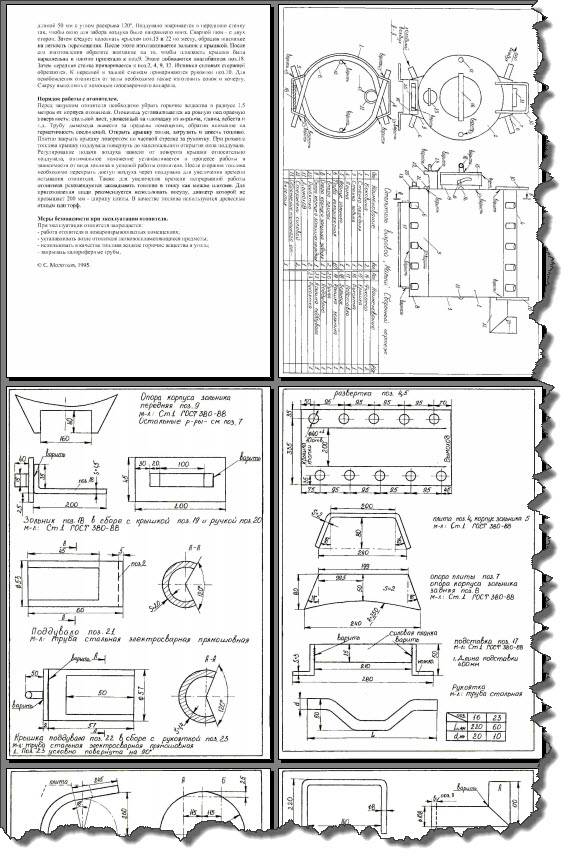 Как сделать печь булерьян своими руками: схема, чертеж и кострукция для устройства длительного горения- обзор +видео