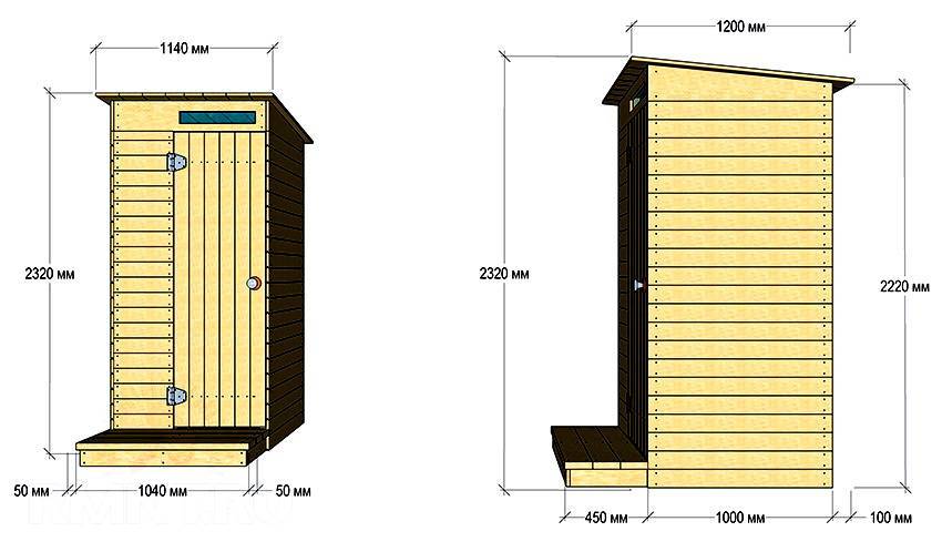 Туалет для дачи сделать самому схема