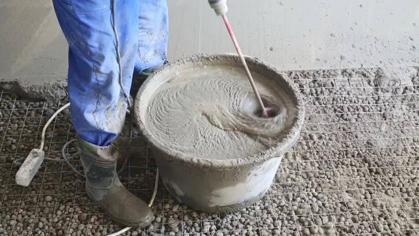 Цементно-песчаный раствор для стяжки пола своими руками