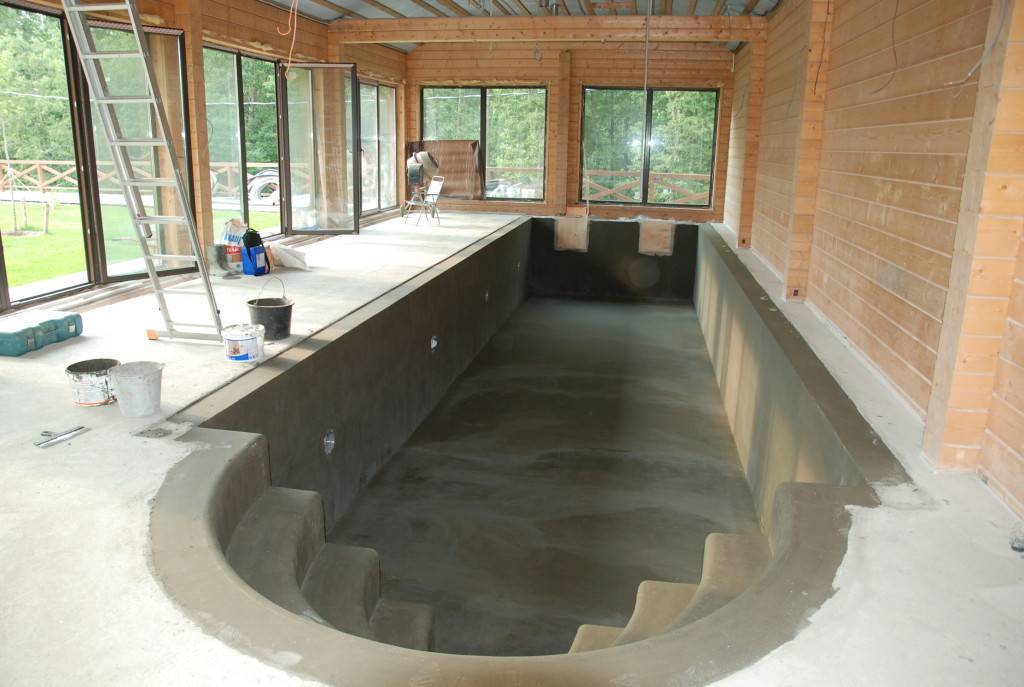 Строительство бетонного бассейна своими руками