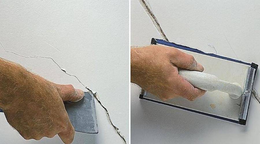 Чем лучше замазать трещины в несущих и межкомнатных стенах из блоков: как убрать