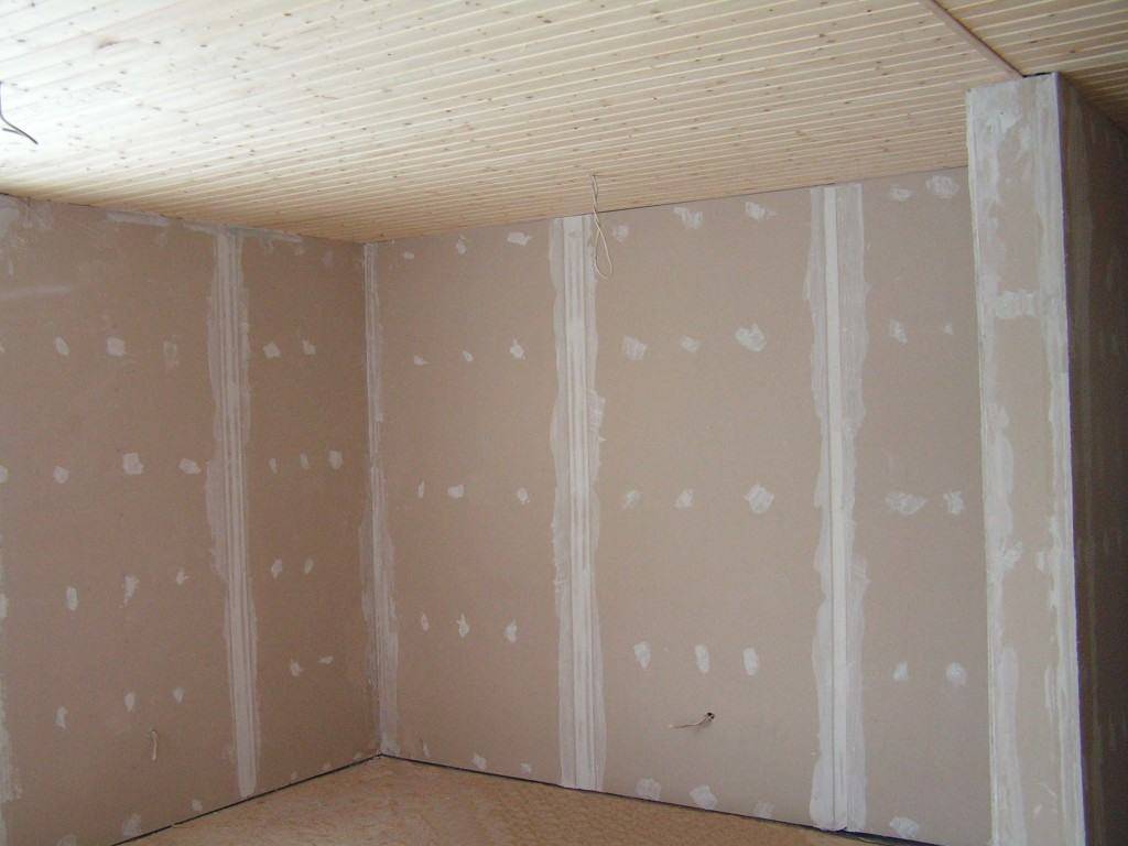 Как обшить стены гипсокартоном в деревянном доме своими руками – 5 этапов работы