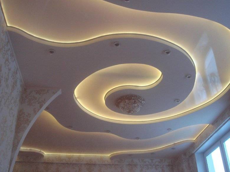 Потолок из гипсокартона: 90 идей дизайна (фото)