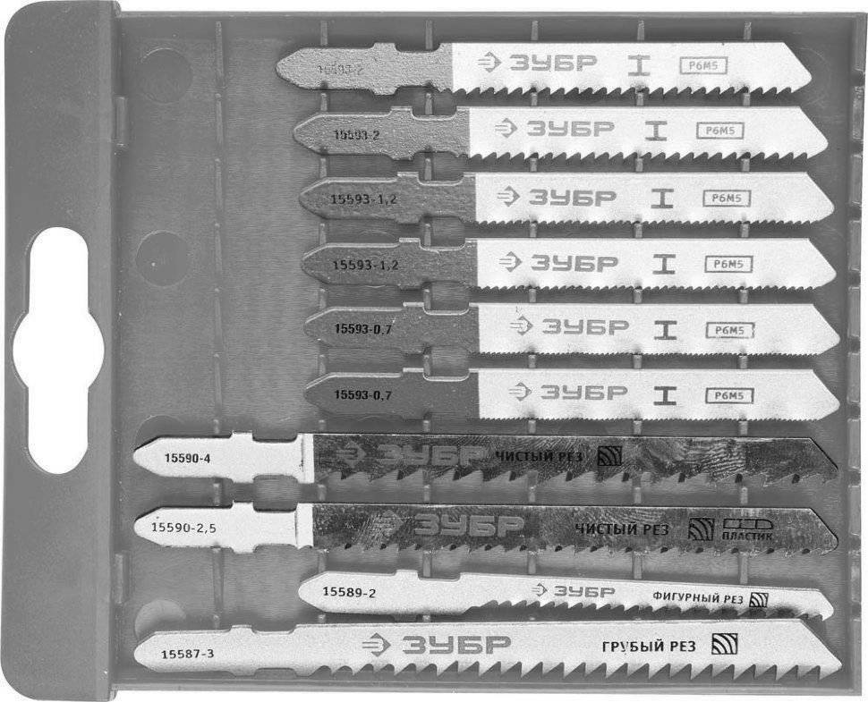 Маркировка пилок для электролобзика, расшифровка, таблица использования