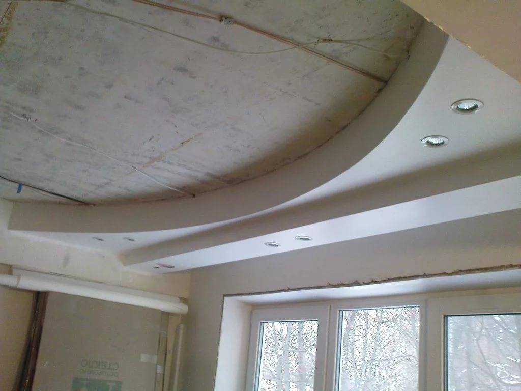 Двухуровневый потолок из гипсокартона - как сделать своими руками - строительство и ремонт