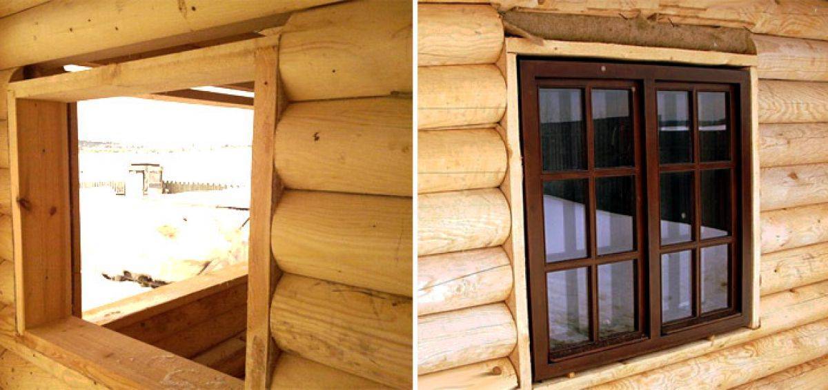 Установка окон в деревянном доме своими руками: особенности технологии