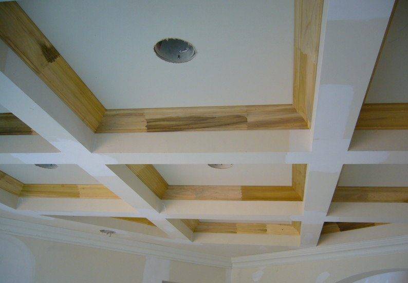 Потолок из гипсокартона в деревянном доме - всё о гипсокартоне