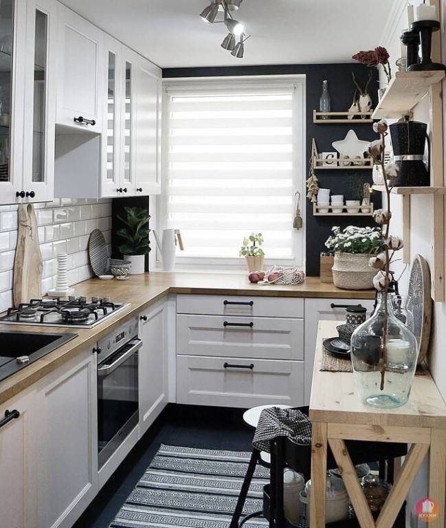 Оформление маленькой кухни: идеи по созданию уютного интерьера (65 фото) | современные и модные кухни