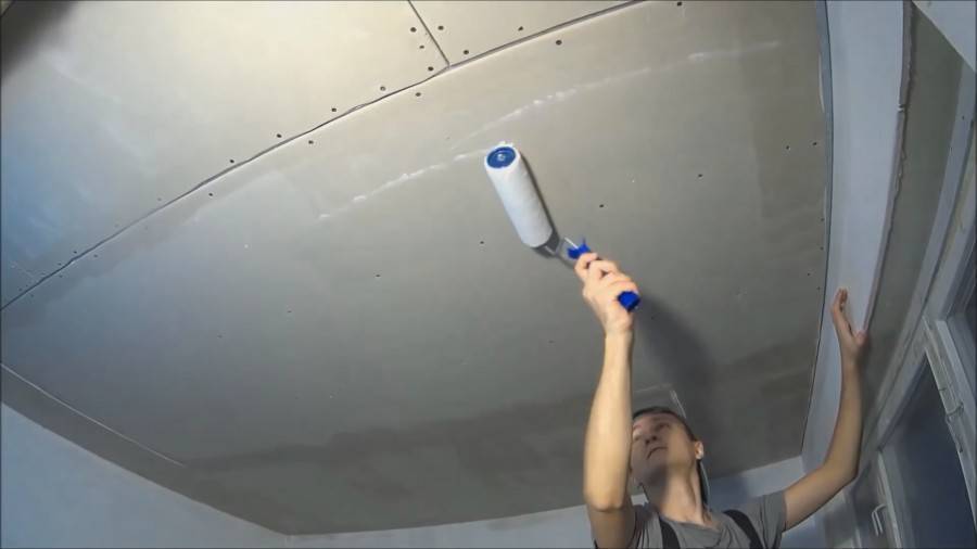 Шпаклевка потолка из гипсокартона под покраску своими руками: как правильно (видео)